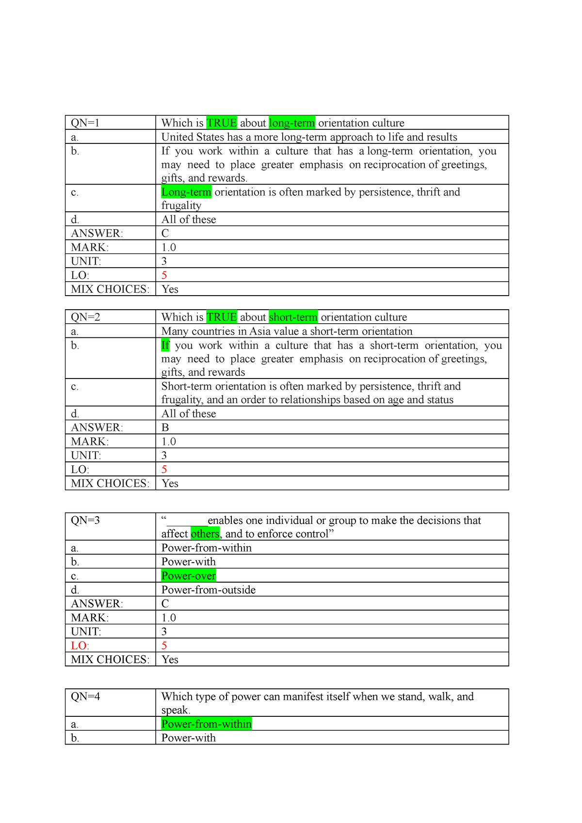 Session-III SSG104 - Notes - QN=1 Which Is TRUE About Long-term ...