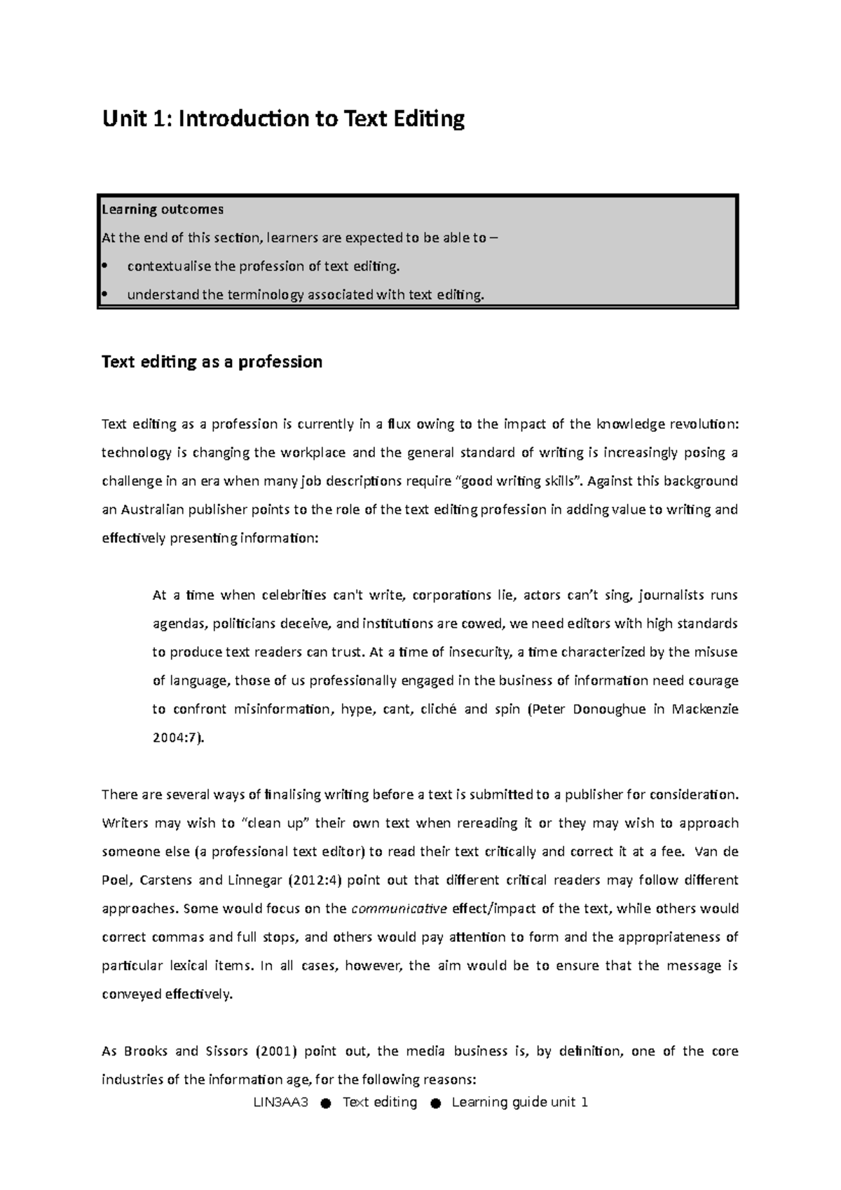 Unit 1 Introduction To Text Editing Unit 1 Introduction To Text unit-1-introduction-to-text-editing-unit-1-introduction-to-text