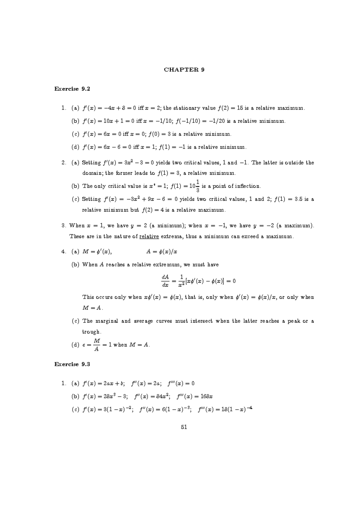 Chap09 - Solucionario alpha chiang fundamental methods of mathematical ...