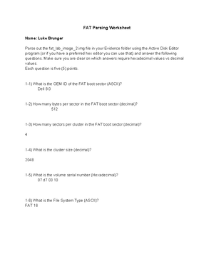 FAT cheatsheet - References for personal use - (c) Michael Wilkinson ...