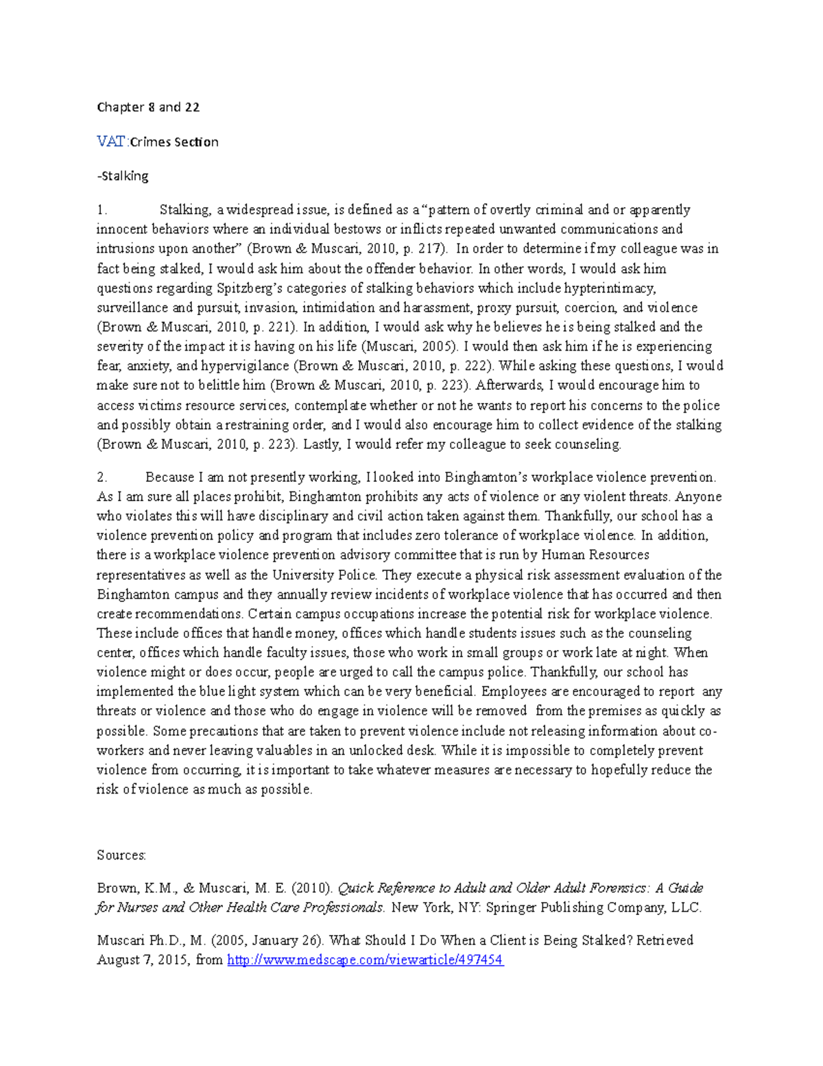 Week 11 Week 11 Homework Chapter 8 And 22 Vat Crimes Section