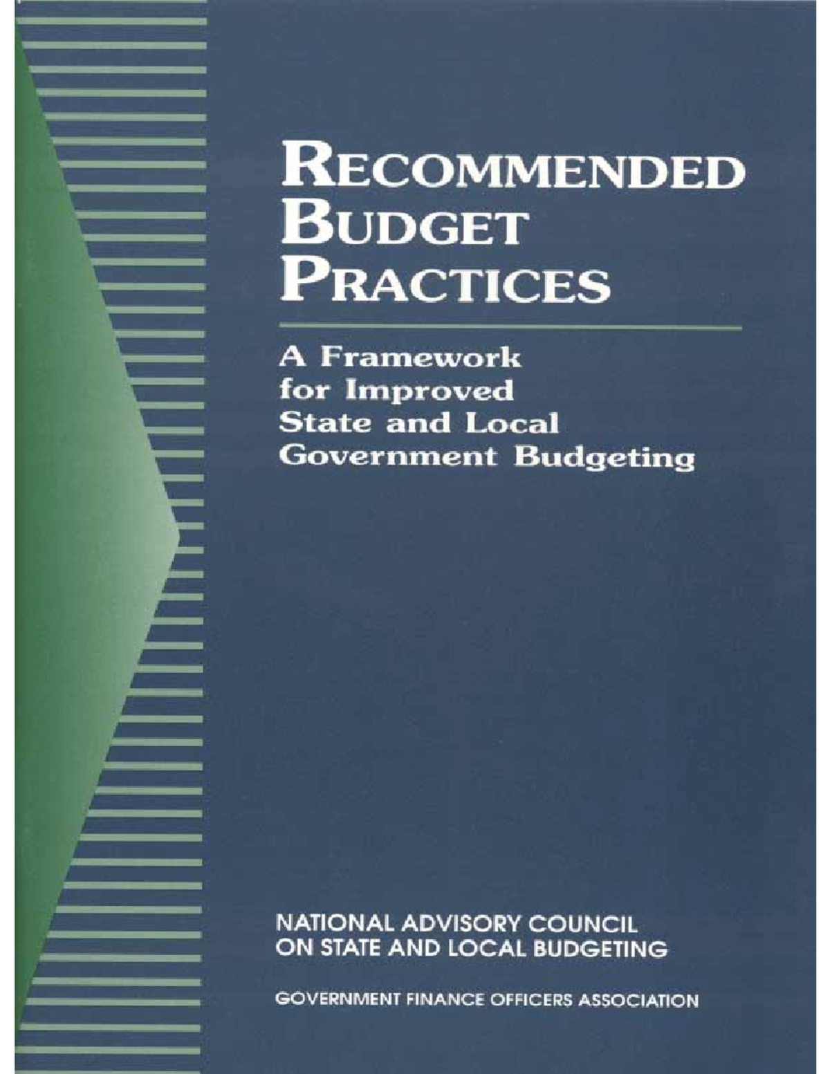 Recommended Budget Practices Study Guide Full Text - Recommended Budget ...