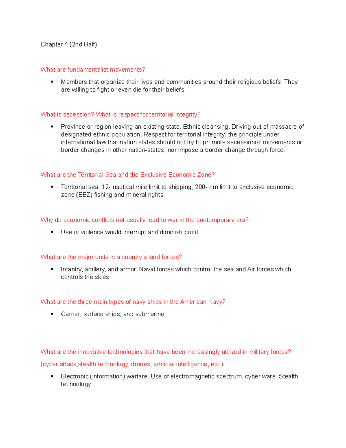 Document 10 - This Is Chapter 4 Of The Final Practice Study Guide For ...