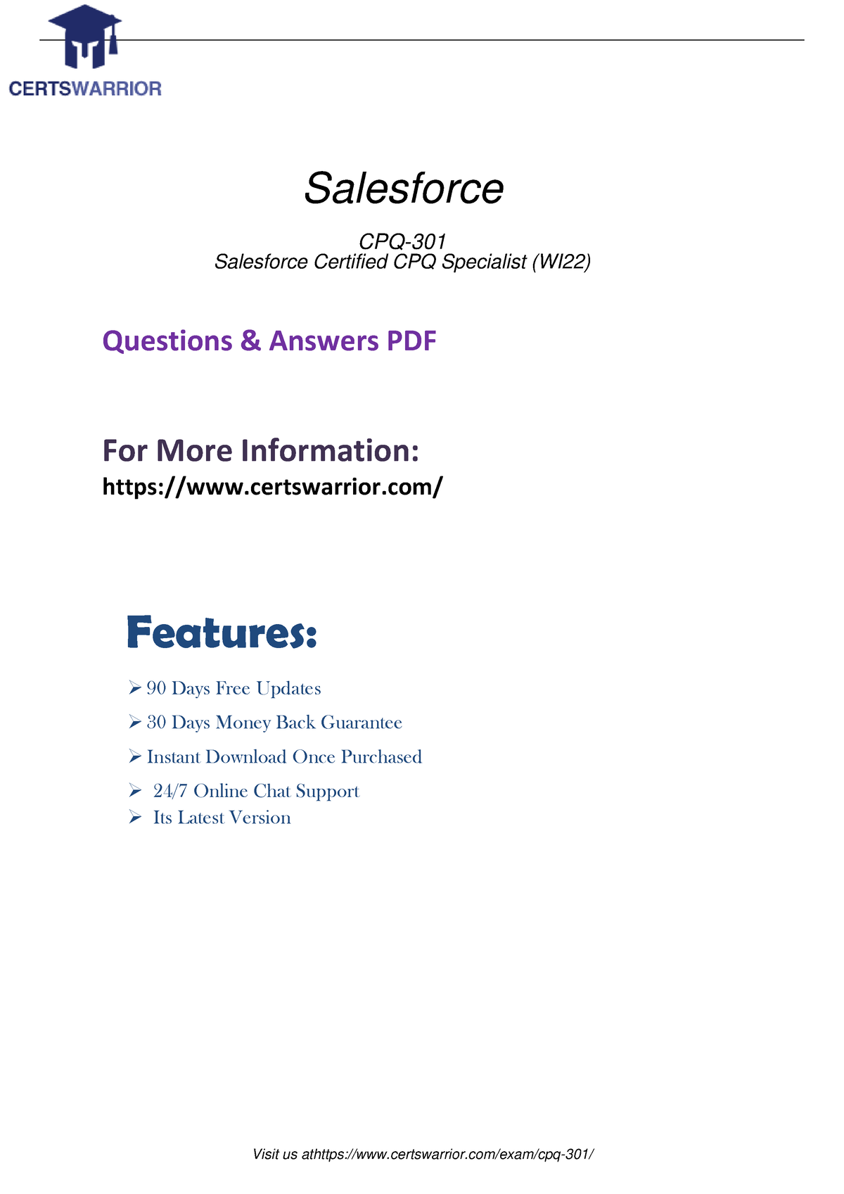 CPQ-301 PDF Testsoftware