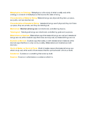 Module Four Vocabulary - Philosophy of Religion defined a. Philosophy ...