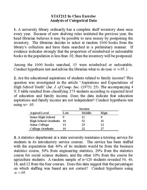 chapter 2 notes - Chapter Z organizing Qualitative Data 2 / raw data ...
