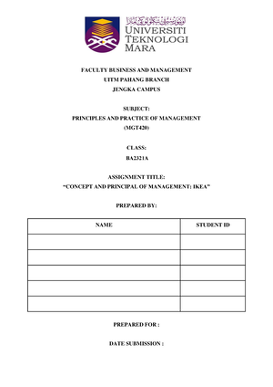 marketing mix assignment uitm