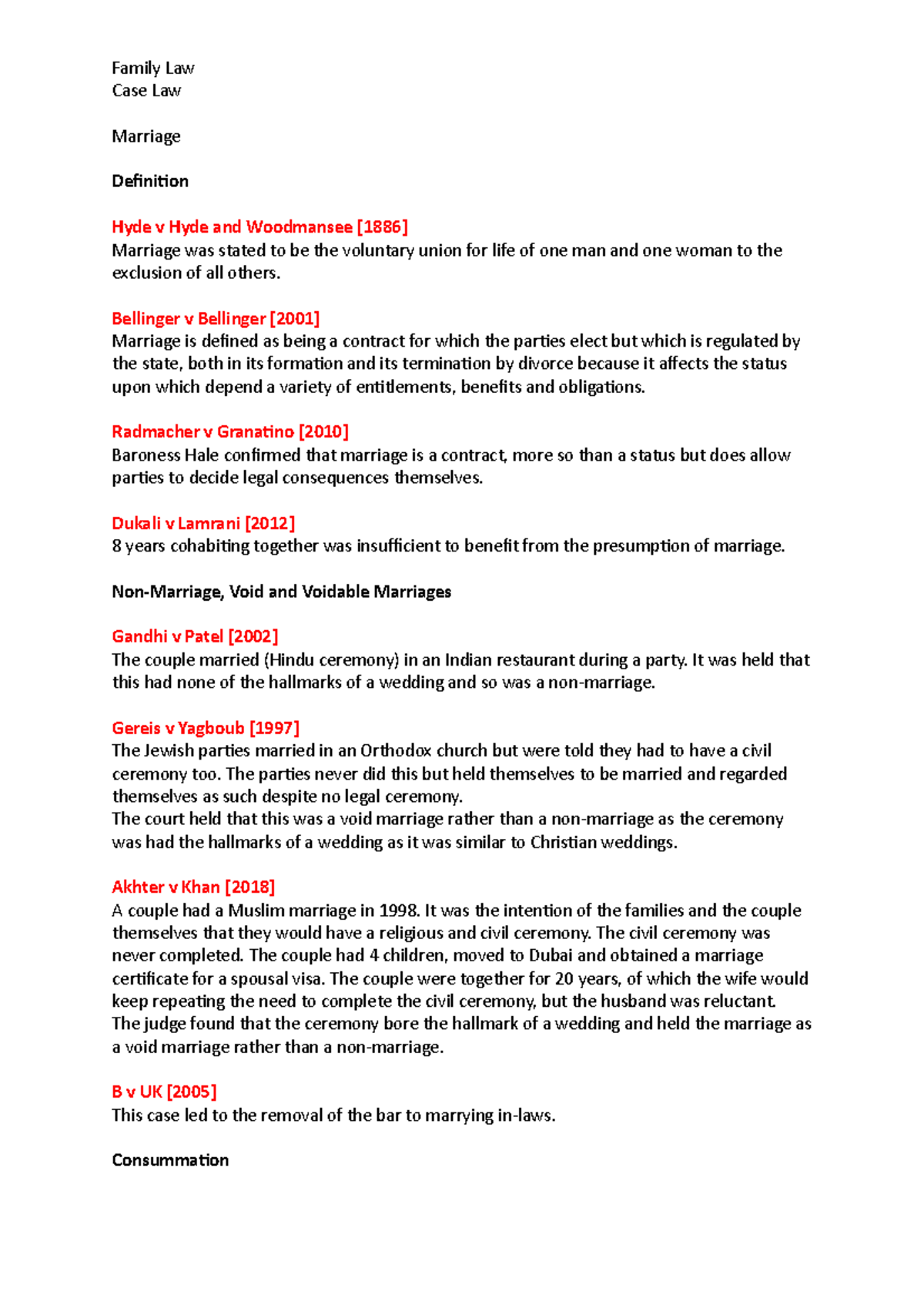 Marriage Case Law Family Law Case Law Marriage Definition Hyde v Hyde and Woodmansee [1886