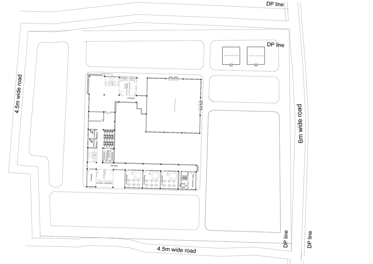 SITE PLAN - site plan - Global Politics SL - 4 wide road 4 wide road 6m ...