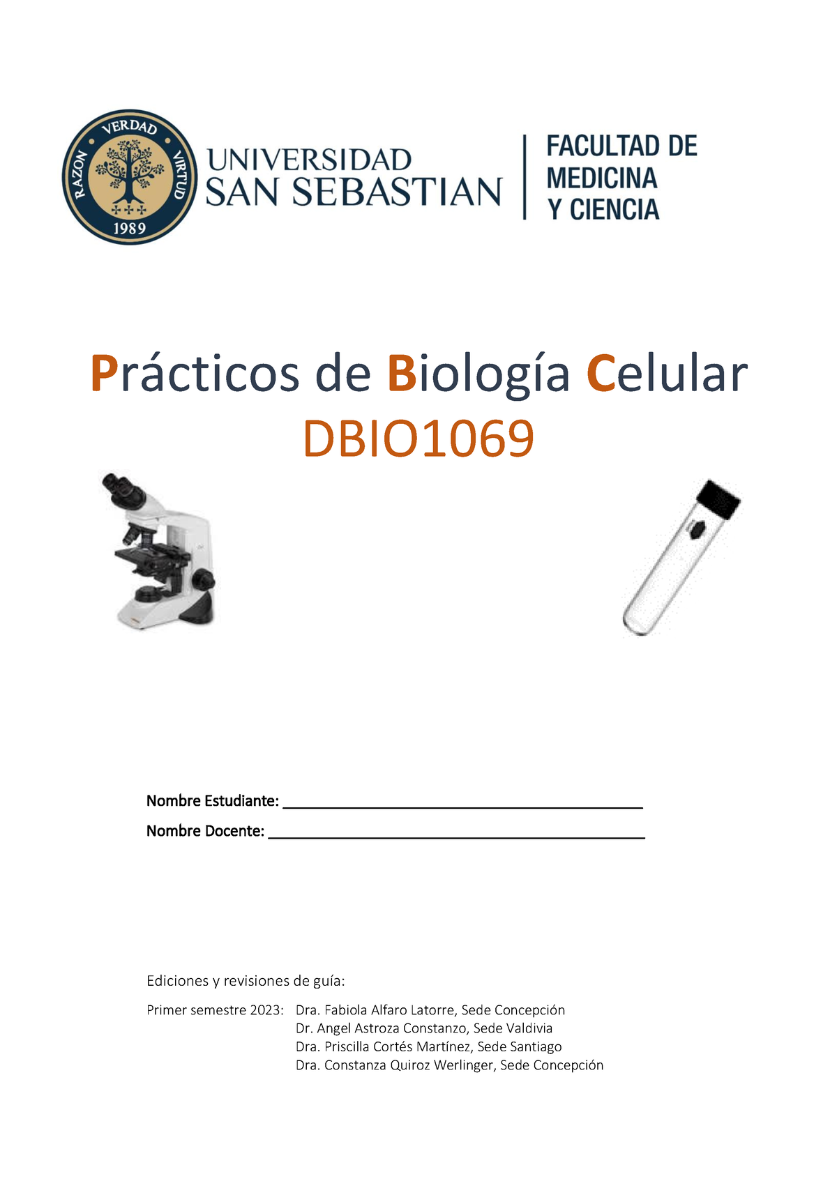 Guia Laboratorio Biocel - Prácticos De Biología Celular DBIO Nombre ...