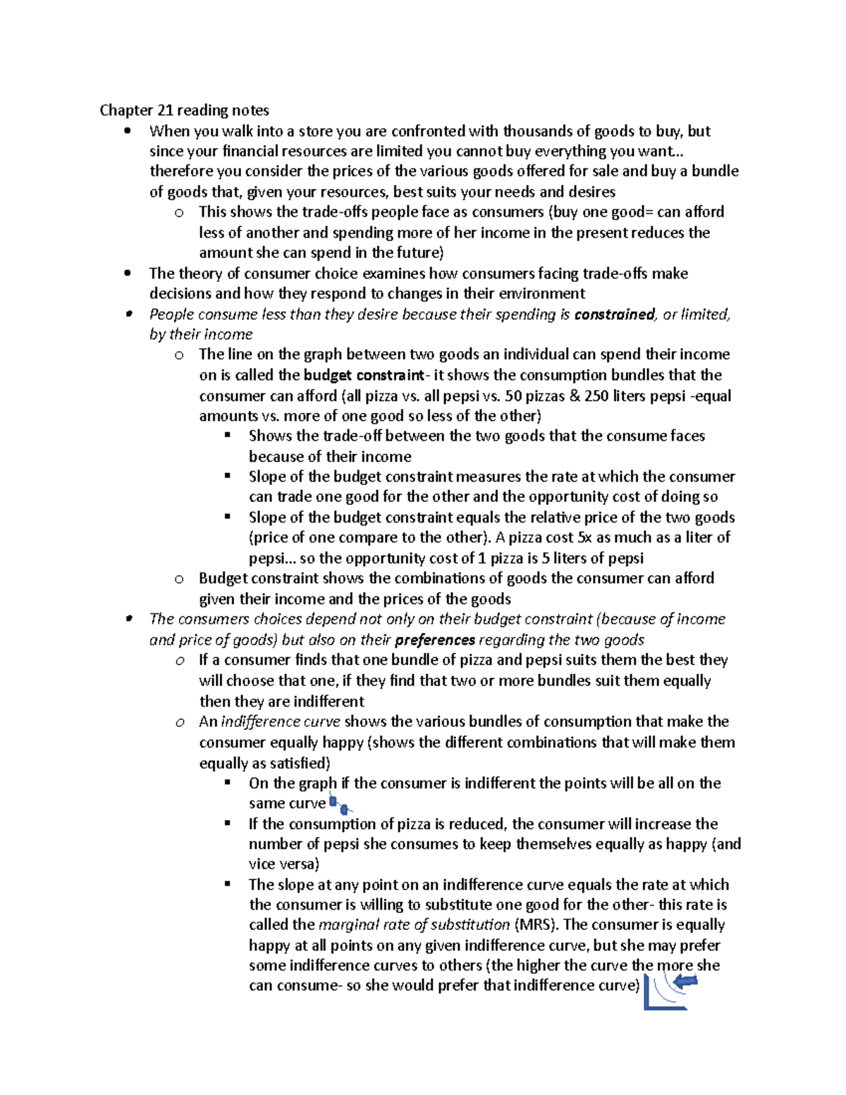Ch 21 reading notes - Chapter 21 reading notes When you walk into a ...