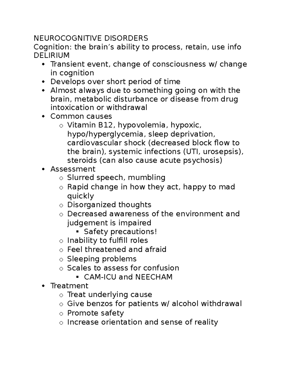 case study 1 for neurocognitive disorders alex