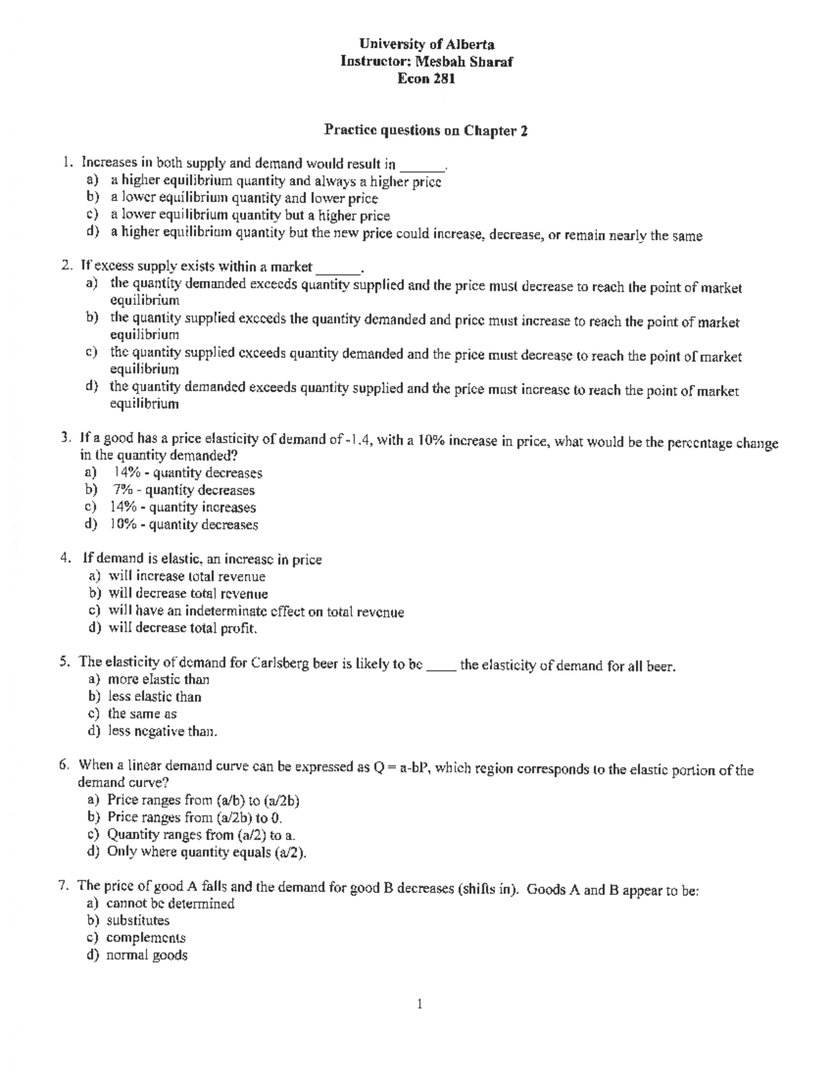 Chapter 2 - Econ281 - Studocu