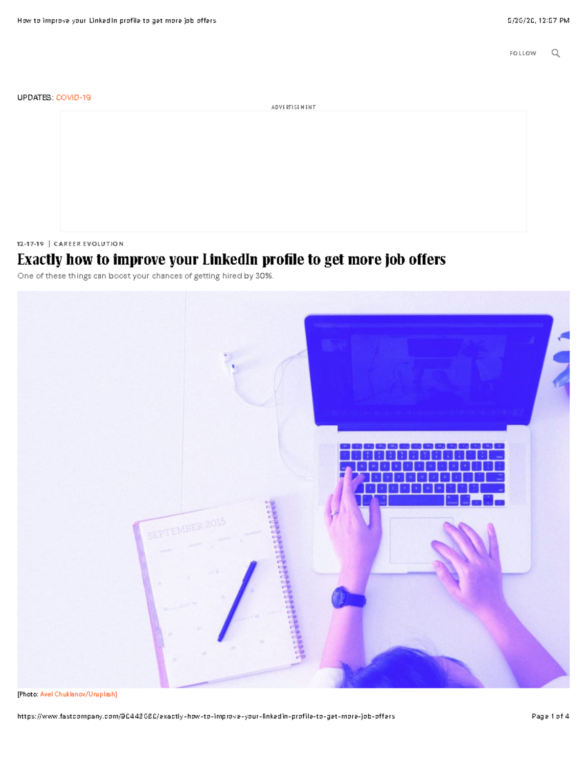 Exactly how to improve your Linked In profile to get more job offers ...