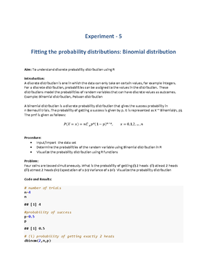 Experiment 3 - Experiment- Applying correlation and simple linear ...