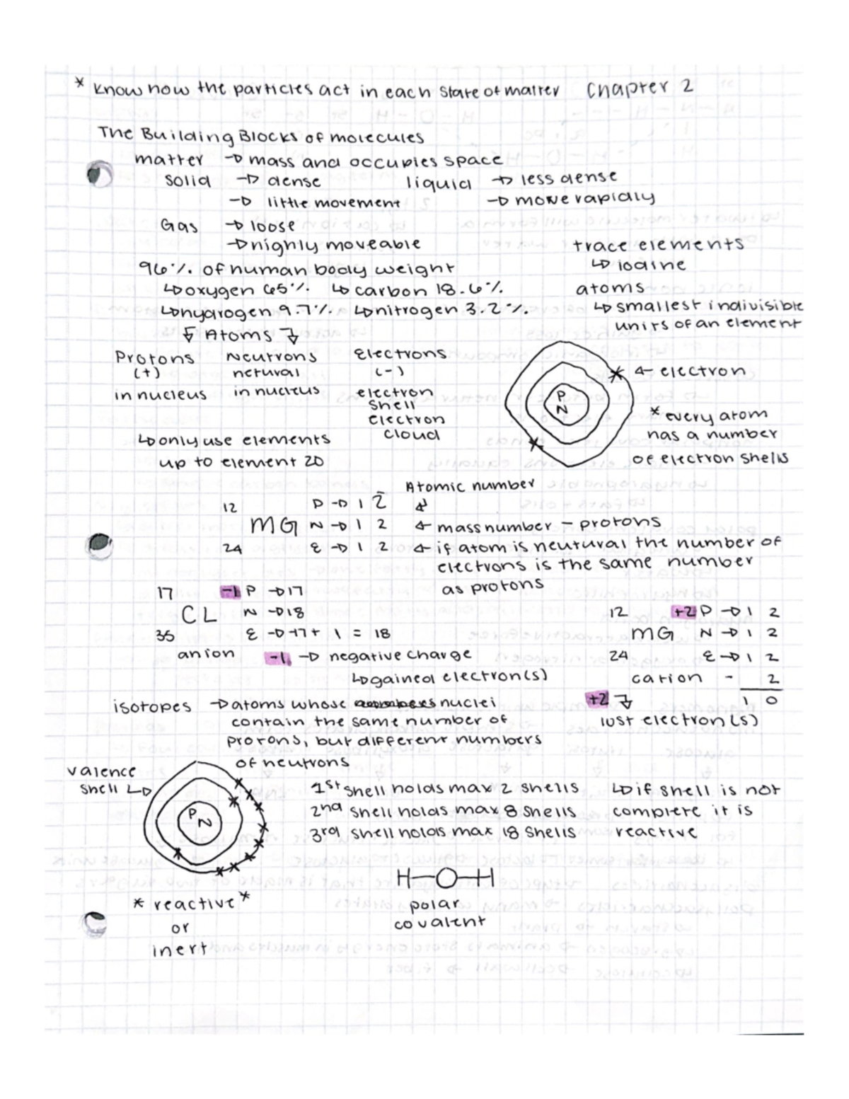 Chapter 2 Protons - BIOL 1010K - Studocu