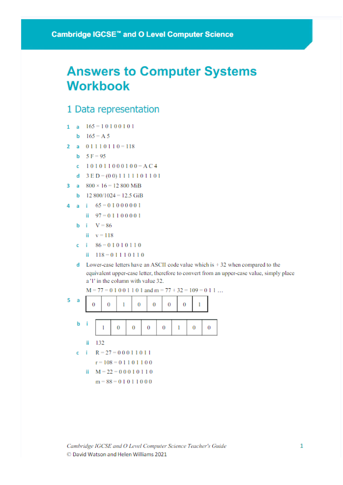 hodder education workbook answers computer science
