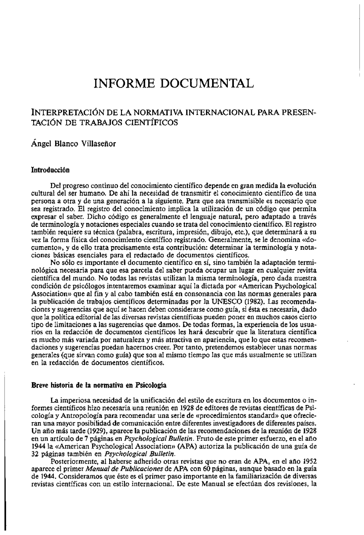 Interpretaci~N DE LA Normativa Internacional PARA Presentaci~N DE ...