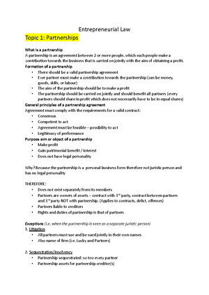 Ilw unit summaries - mercantile first year notes - STUDY UNIT 1 – What ...