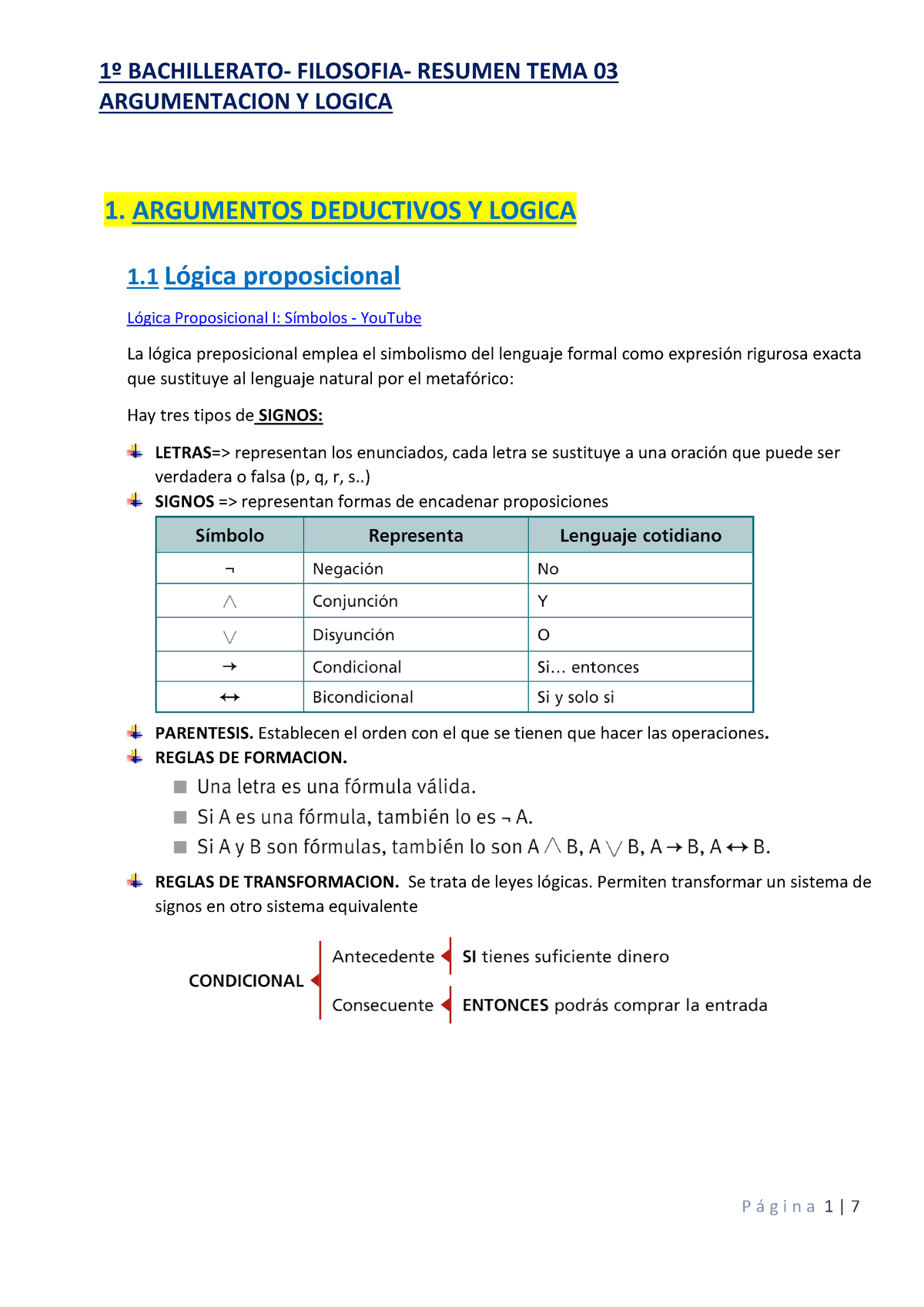 03 Filosofia 1º BACH- TEMA 03- Cont 2ª Ev - ARGUMENTACION Y LOGICA 1 ...