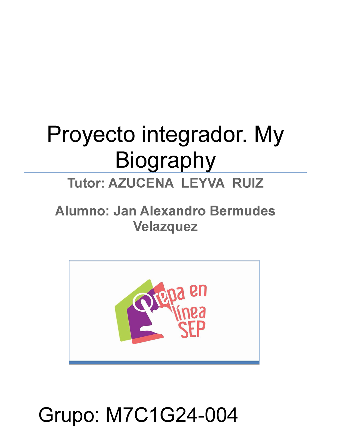 my biography proyecto integrador