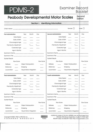 PDMS Examiners's manual p1-21 - Preface P UBLICATION OF THE Peabody ...