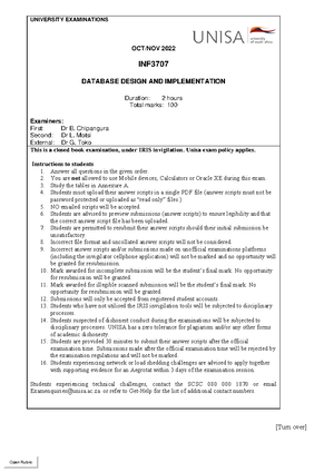 MNG3701 Exam Paper - UNIVERSITY EXAMINATIONS MAY/JUNE 2022 MNG ...