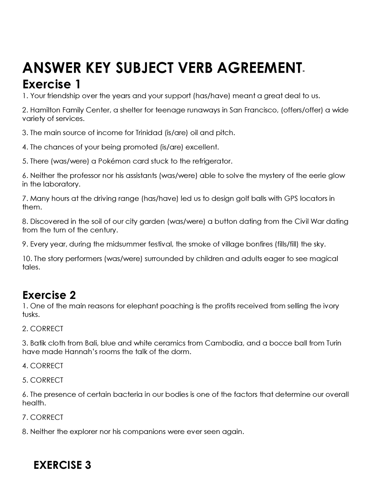 unit-1-answer-key-subject-verb-agreement-answer-key-subject-verb