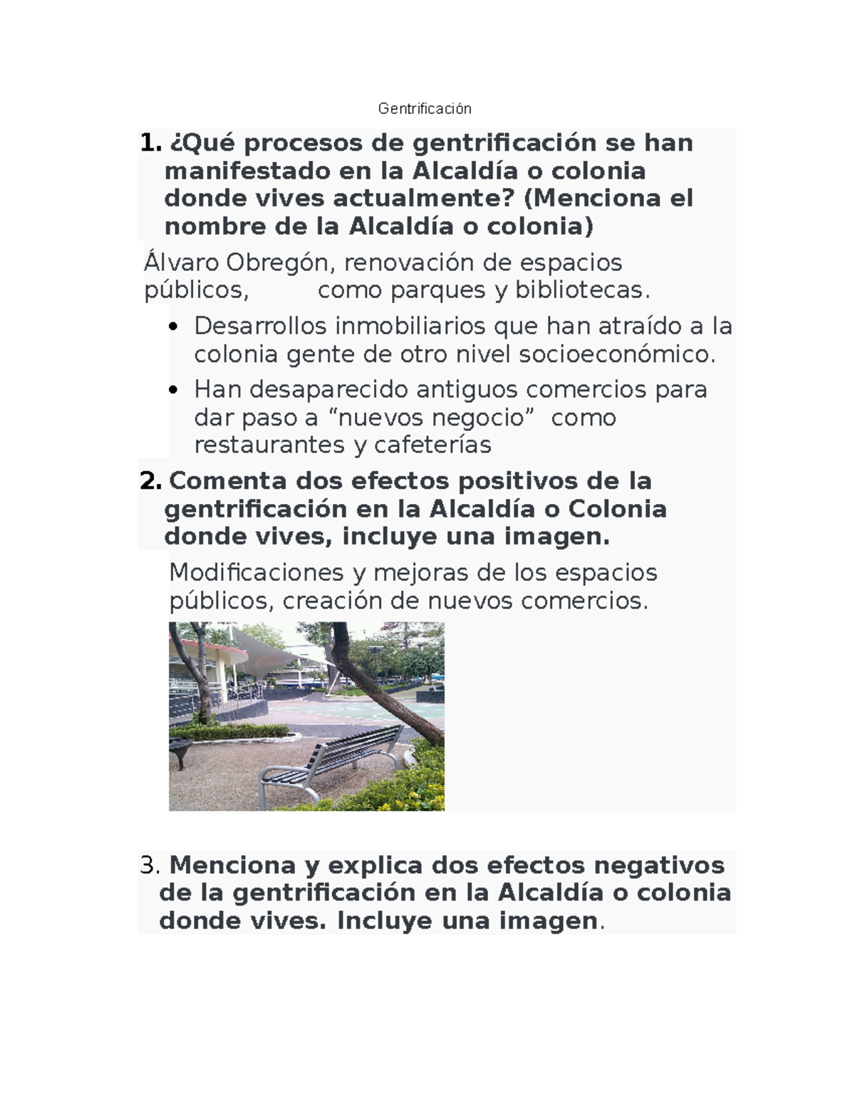 Gentrificación Tarea Gentrificacion Gentrificación ¿qué Procesos De Gentrificación Se Han 6789