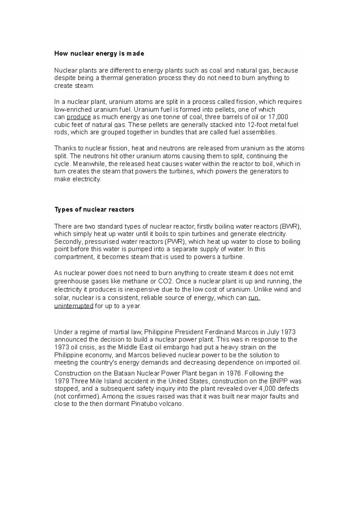 Nuclear power plant How nuclear energy is made Nuclear plants are