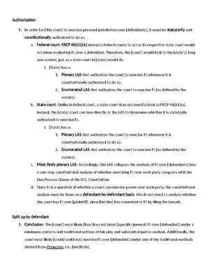 Attack outline - CHOICE OF LAW Traditional approach [territorially ...
