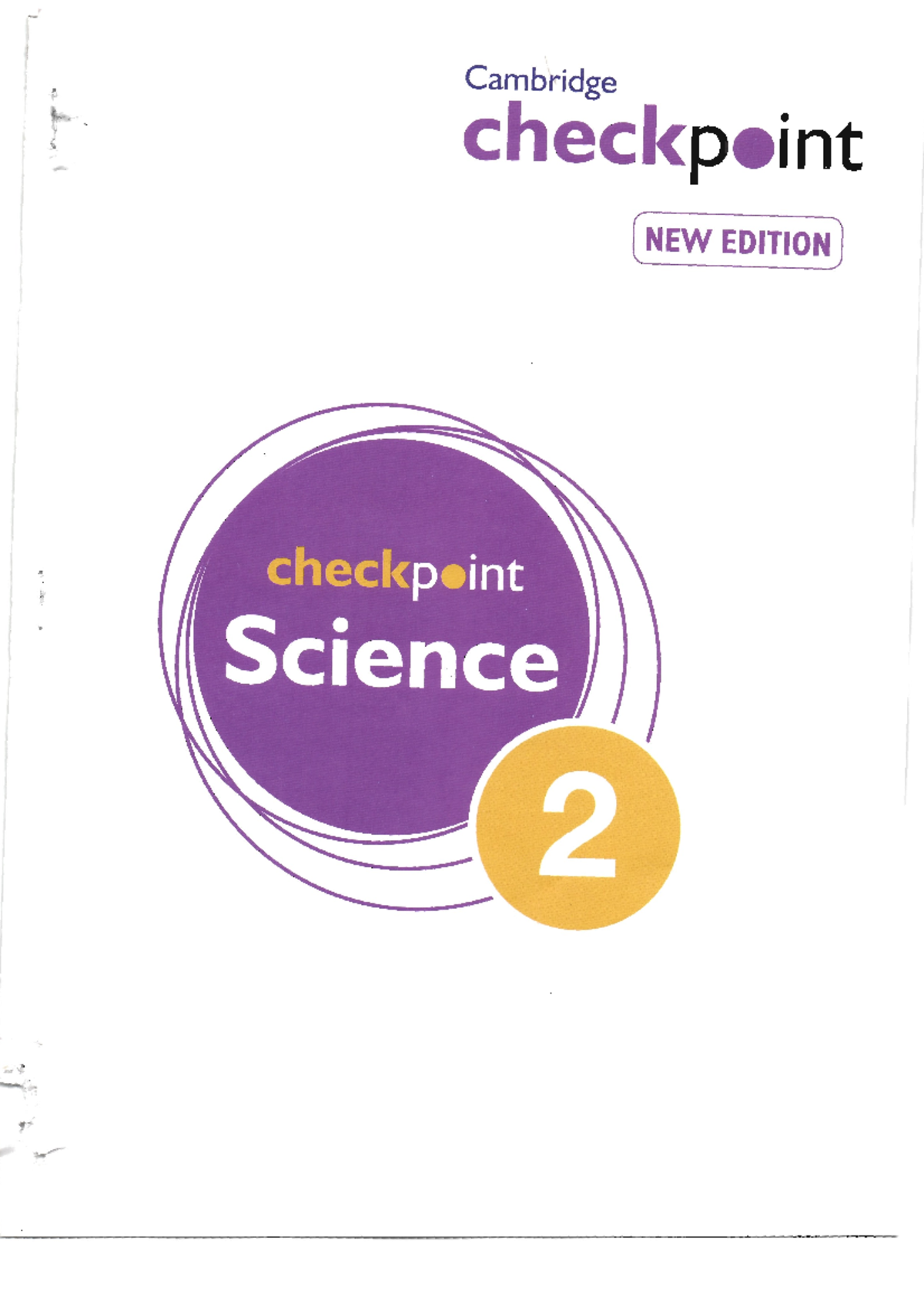 Science checkpoint no 2 - English In Daily Life - Studocu