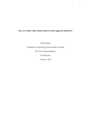 PSY230-M1-Assignment-Spring B 2023 - Reese Rogers - M1 Assignment (30 ...