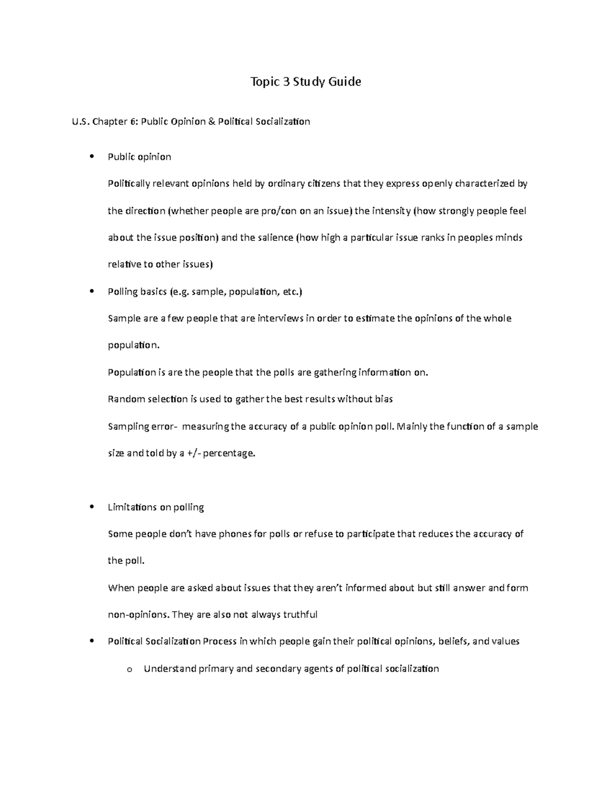 Topic+3+Study+Guide - Posi Dr Mora - Topic 3 Study Guide U. Chapter 6 ...