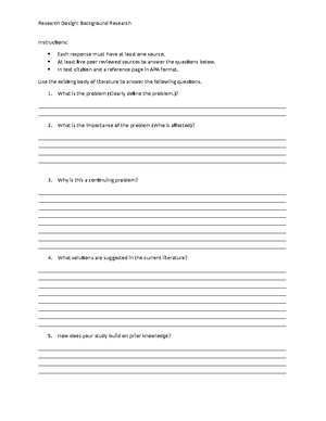 4c. Scientific Method - Example B - Research Plan - Example B For An ...