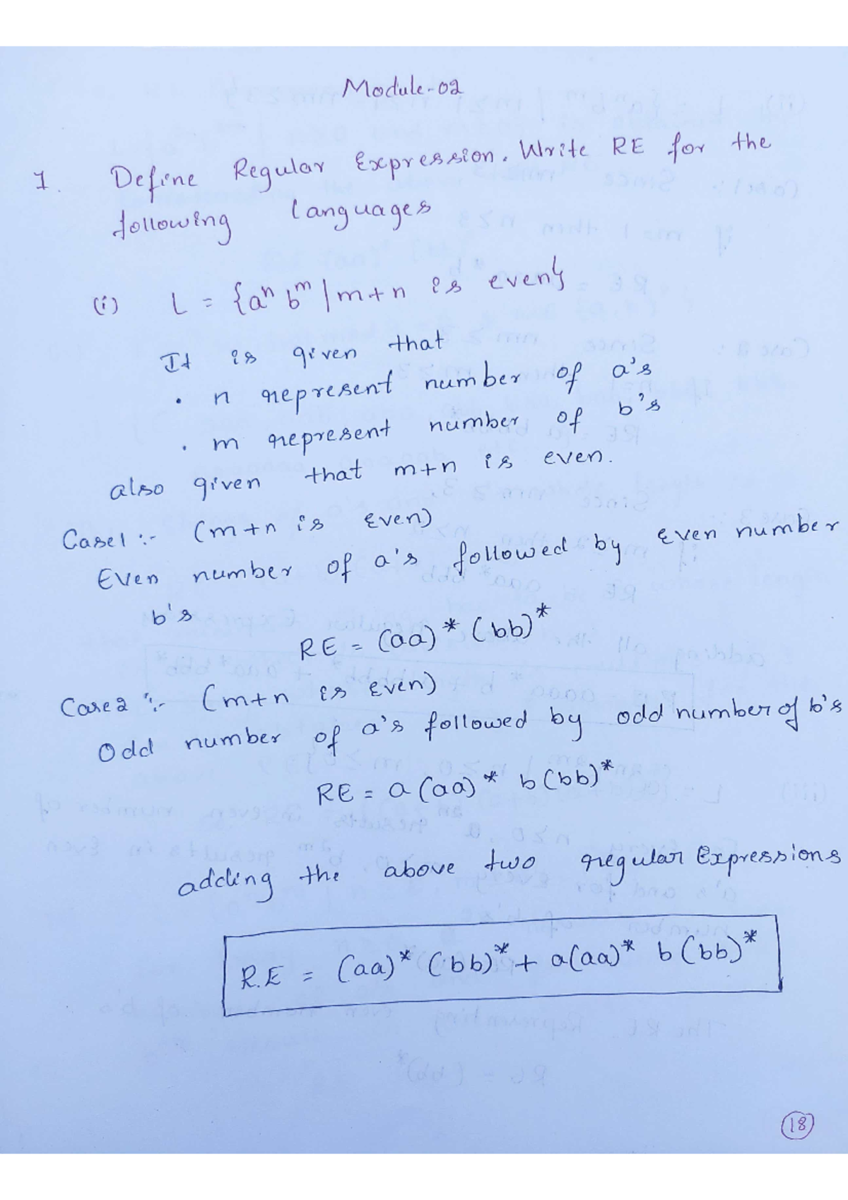 Atcd Mod2 - Important Notes - Automata Theory And Compiler Design - Studocu