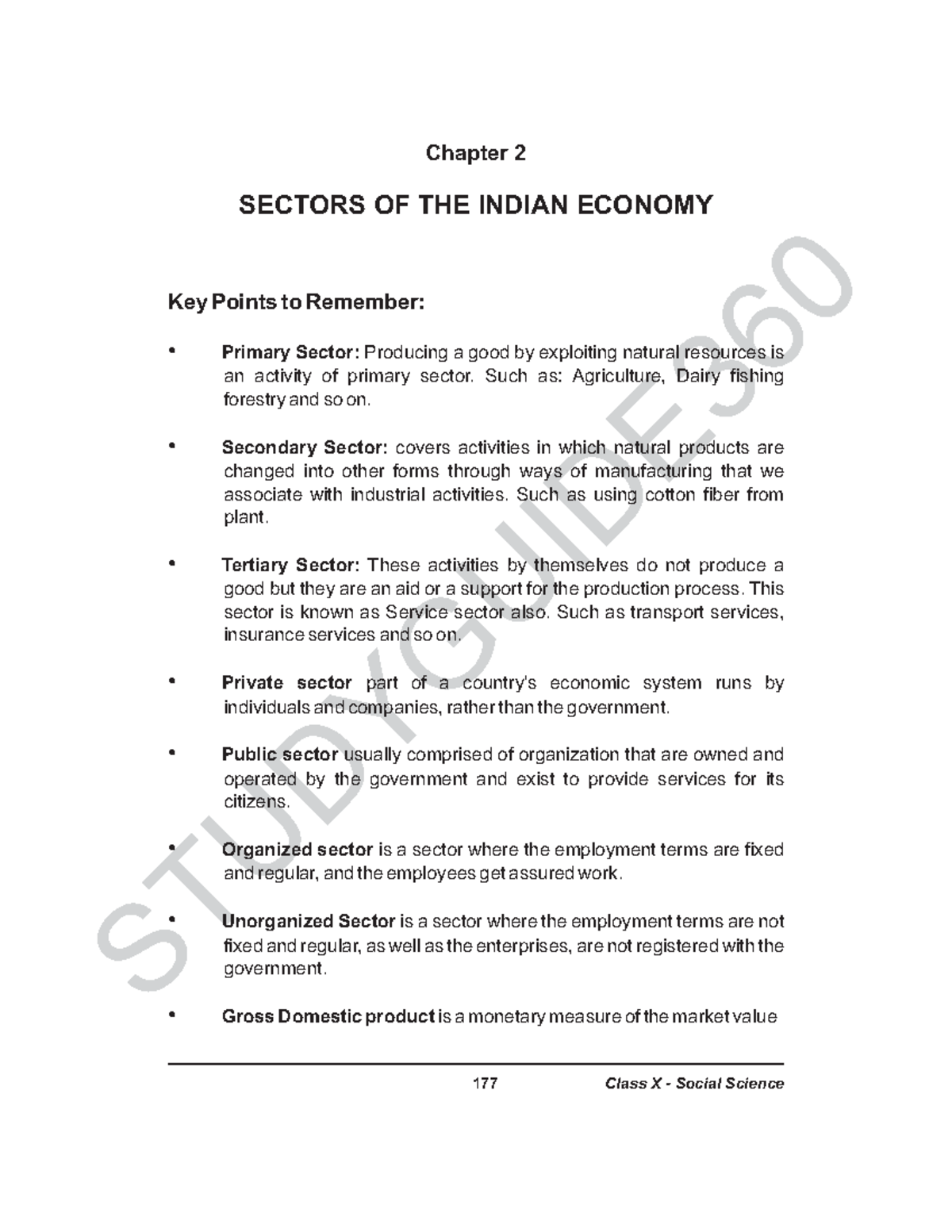 Sectors OF THE Indian Economy - Chapter 2 SECTORS OF THE INDIAN ECONOMY ...