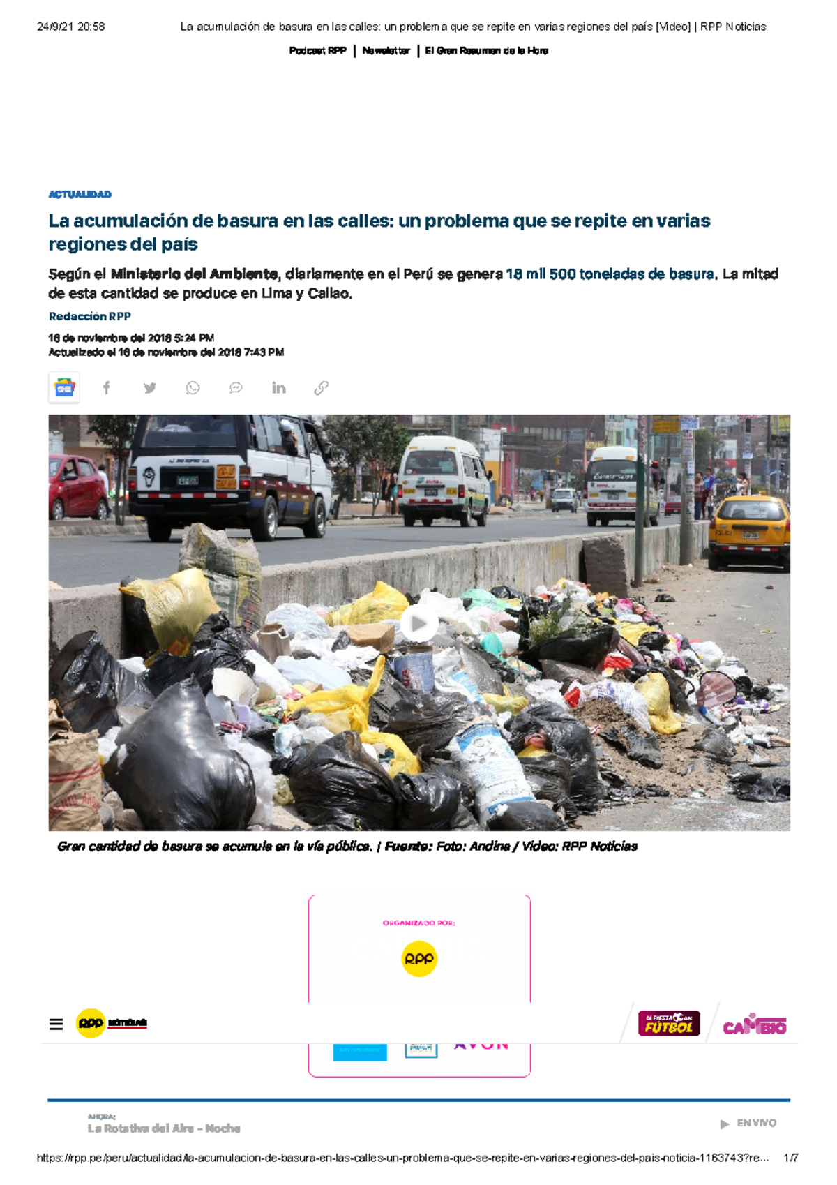 La acumulación de basura en las calles un problema - Tachos para ...