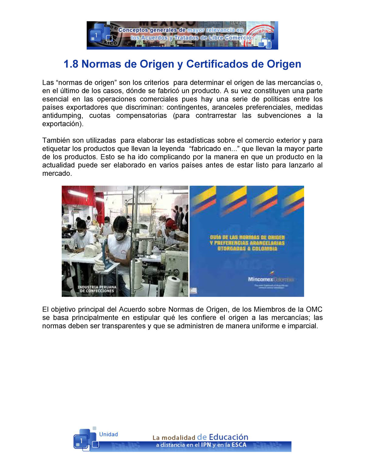 Act 8normas Origen - 1 Normas De Origen Y Certificados De Origen Las ...