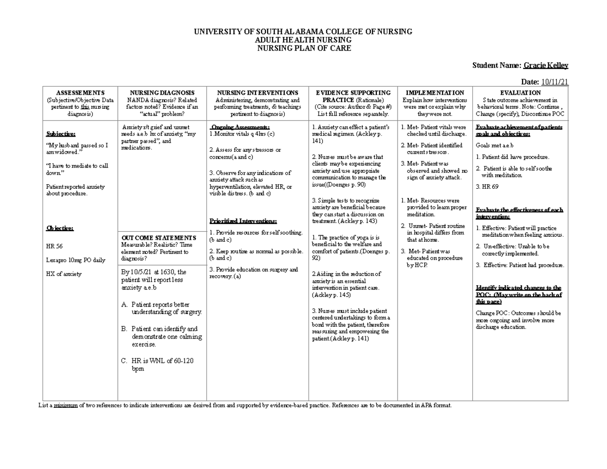 anxiety-care-plan-care-plan-university-of-south-alabama-college-of