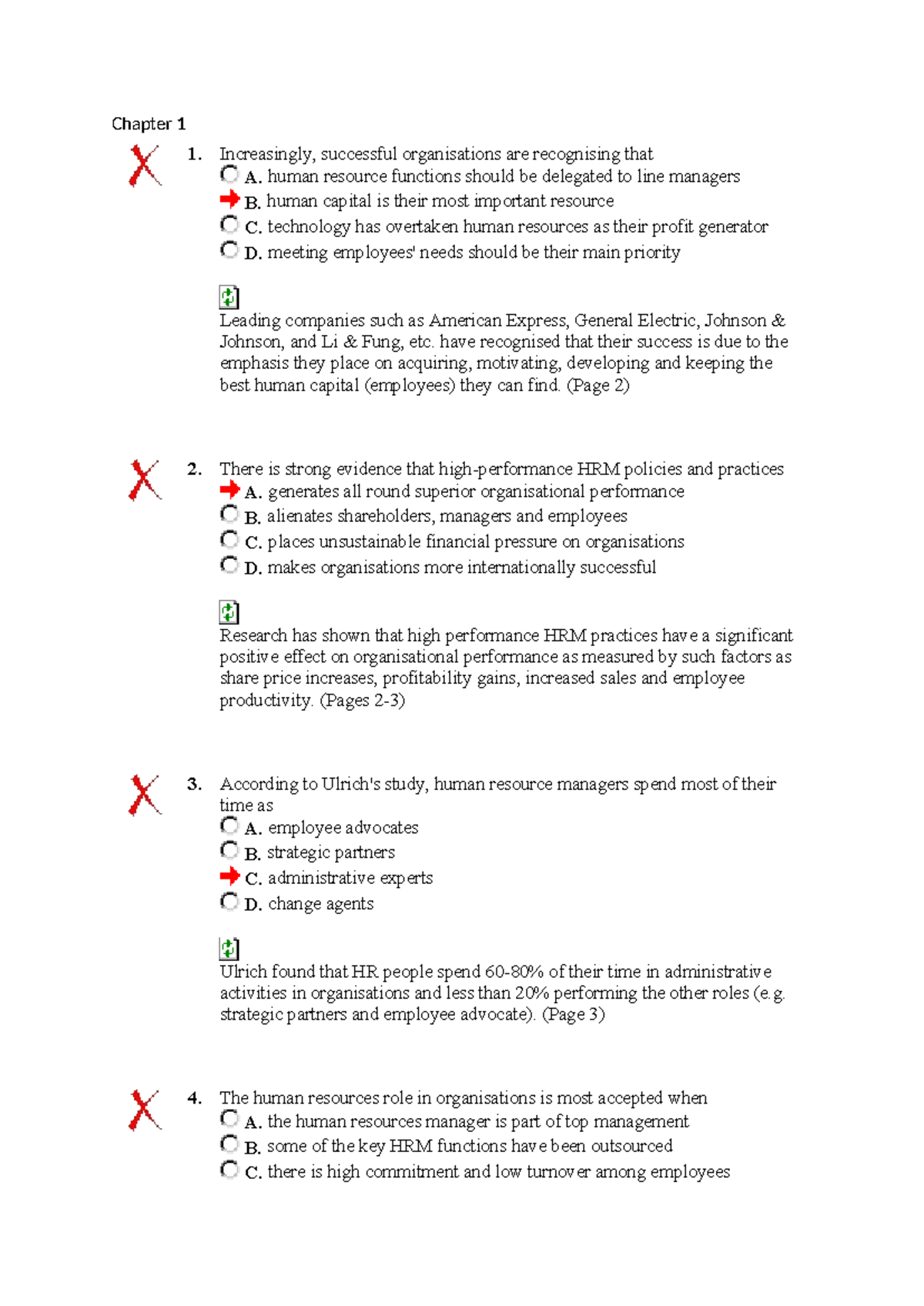Chapter 1 quiz (with answers) - Chapter 1 1. Increasingly, successful ...