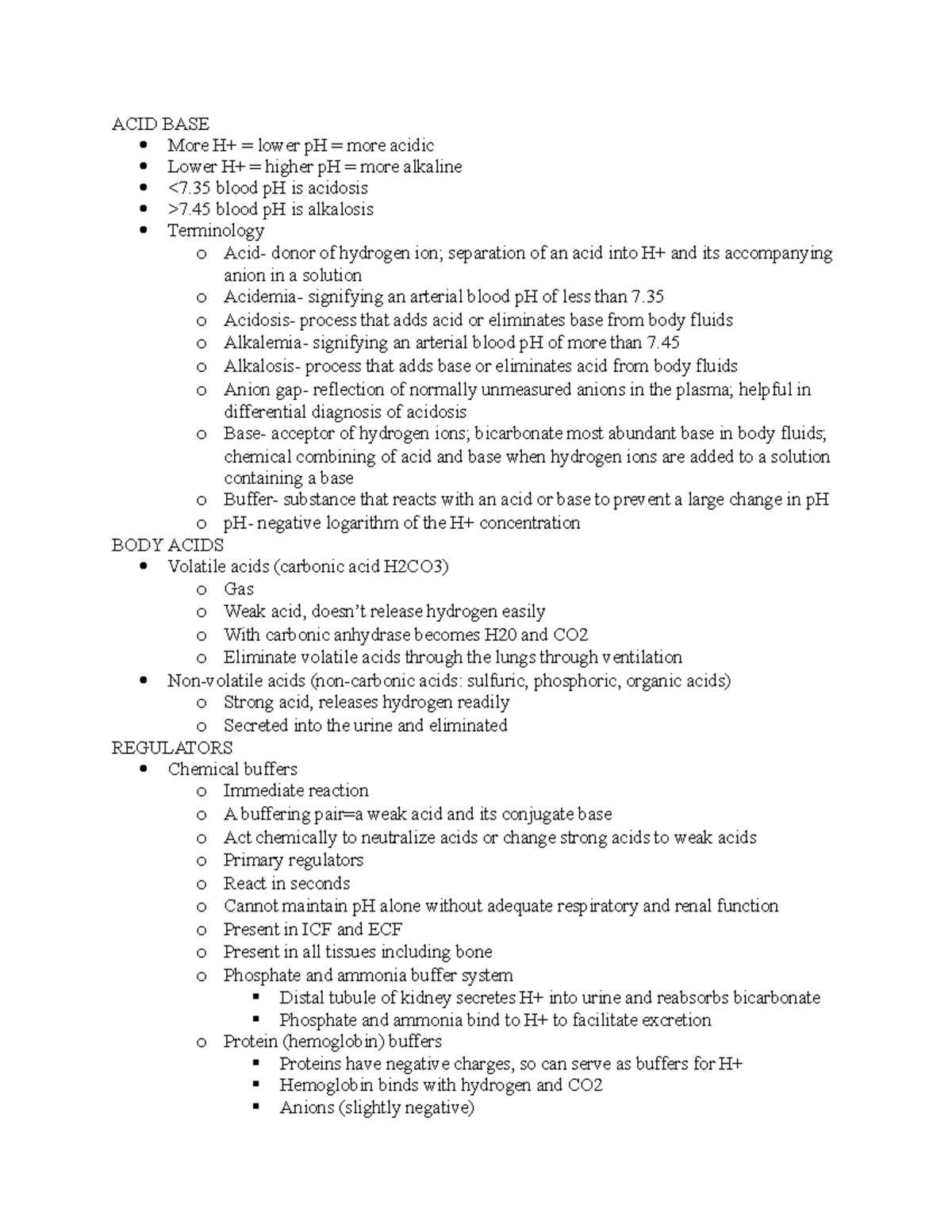 exam-2-chemistry-lecture-notes-acid-base-more-h-lower-ph-more