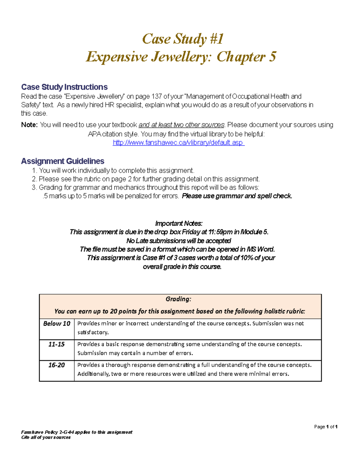 module 5 case study gertrude