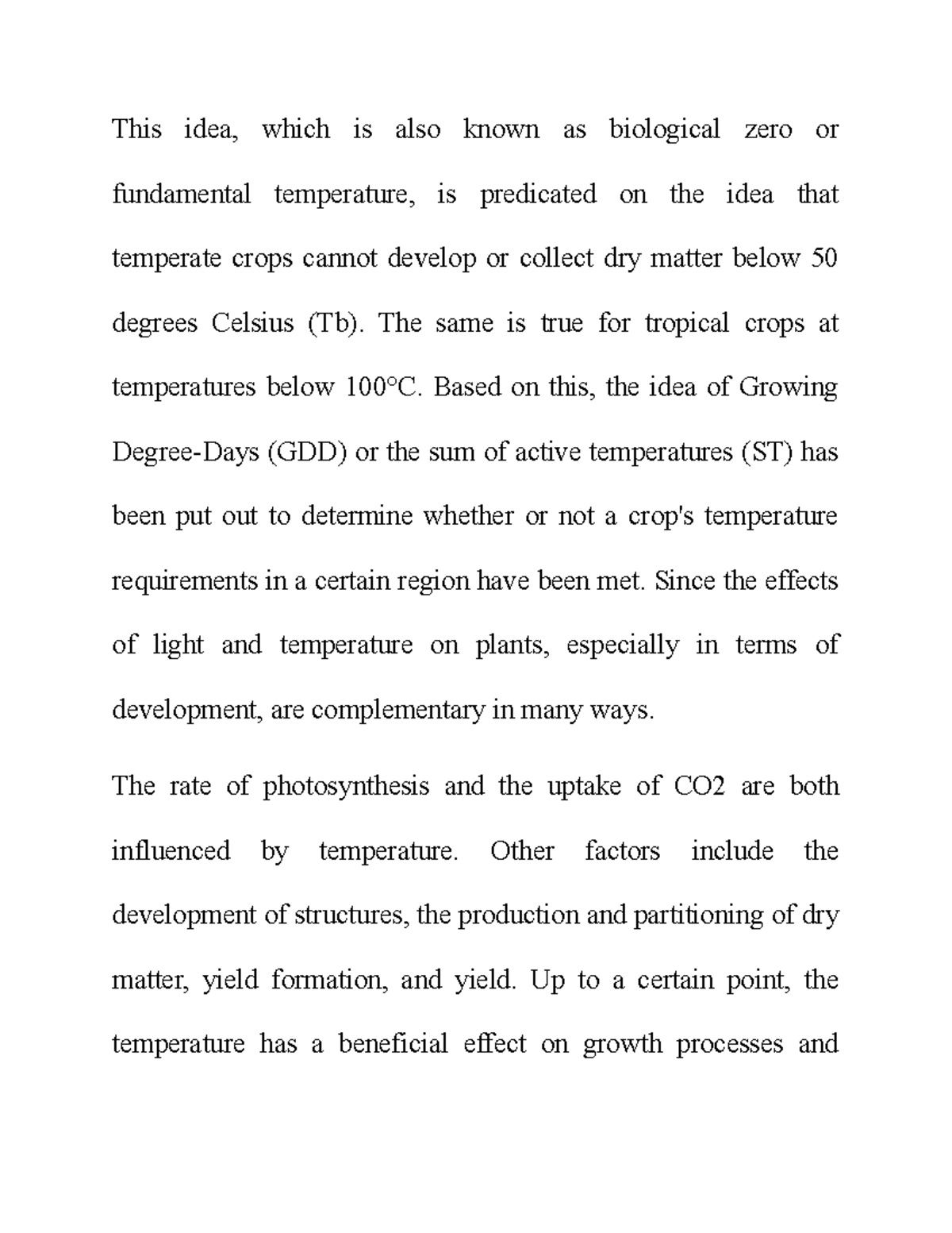 Farming practice materials This idea, which is also known as