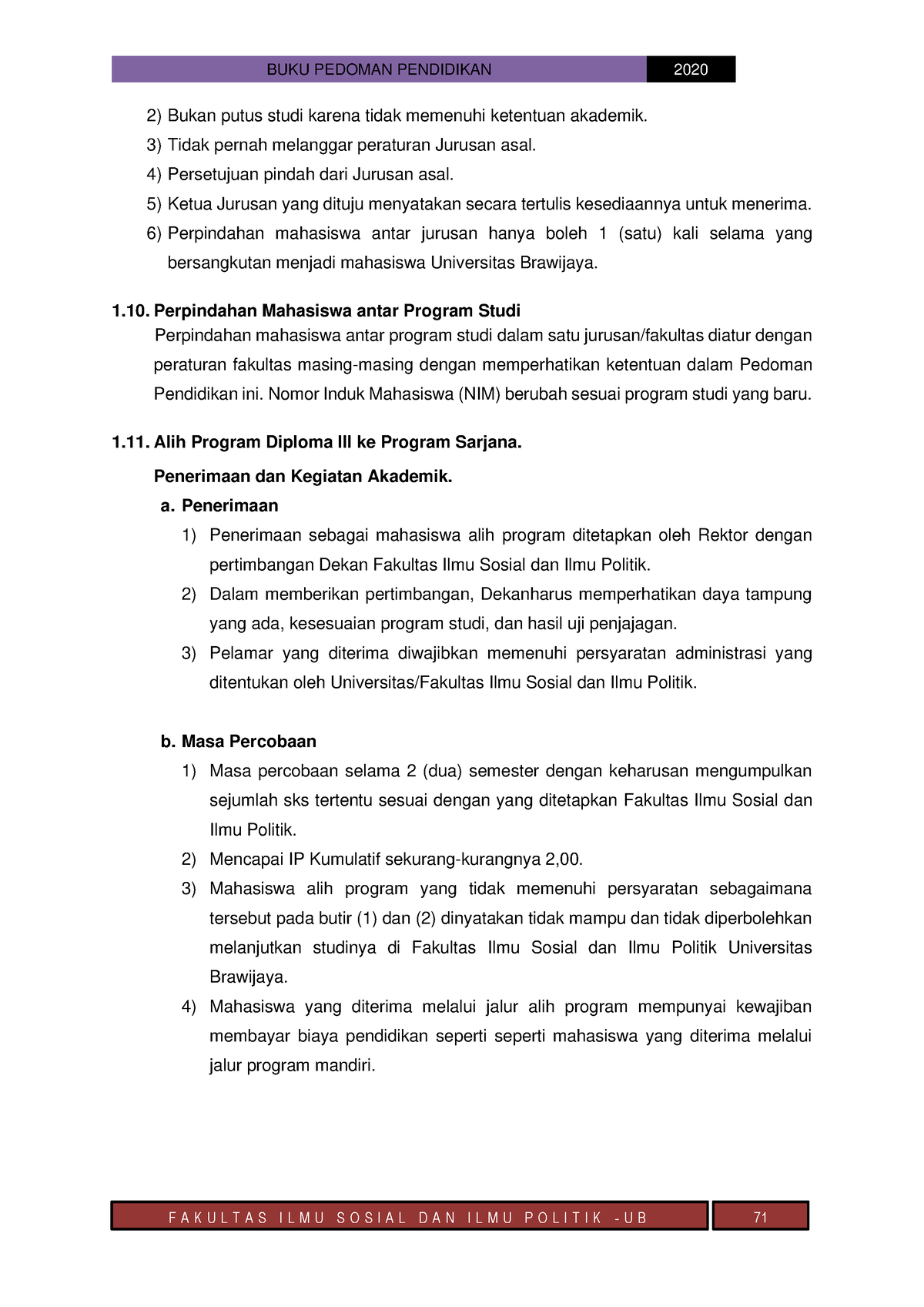 Pedoman Pendidikan-77 - BUKU PEDOMAN PENDIDIKAN 2020 F A K U L T A S I ...