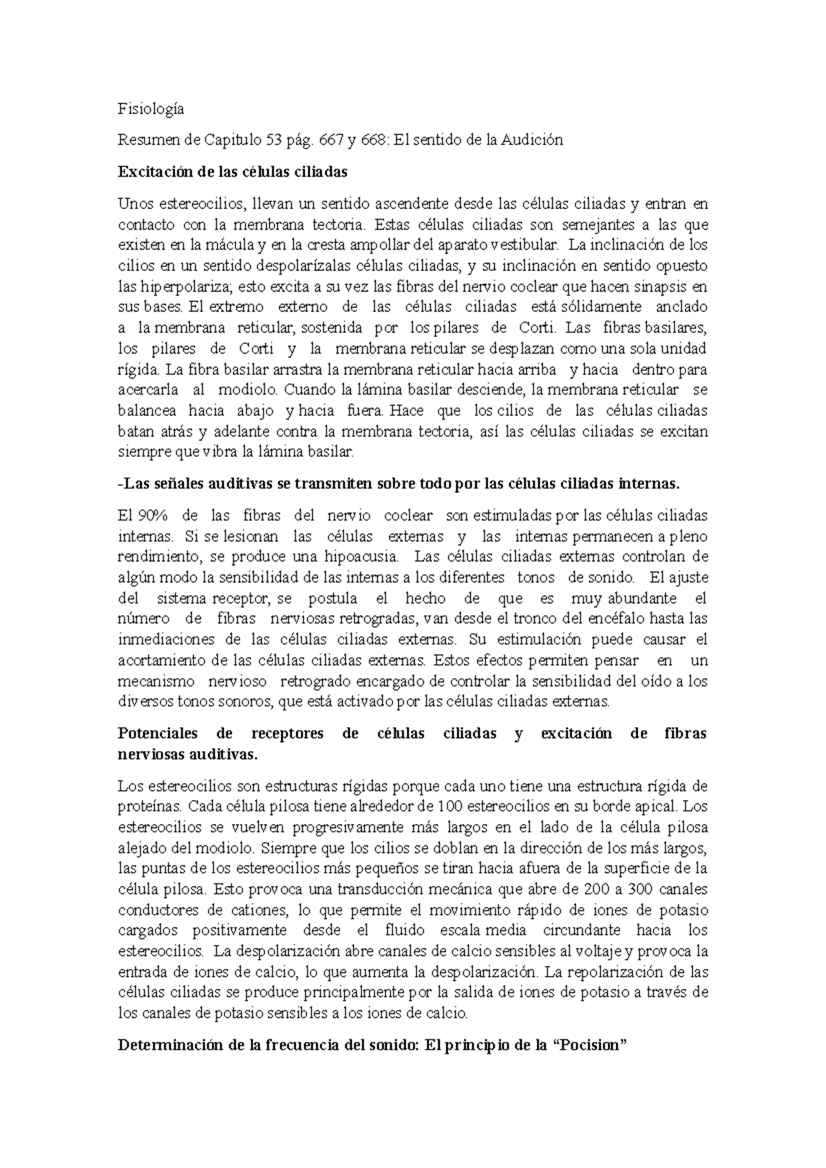 Fisiología Cap 53 Audicion-pág 667 y 668 - Fisiología Resumen de ...