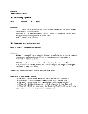 FINANCIAL ACCOUNTING Chapter 2 - Chapter 2 Accounting Concepts And ...