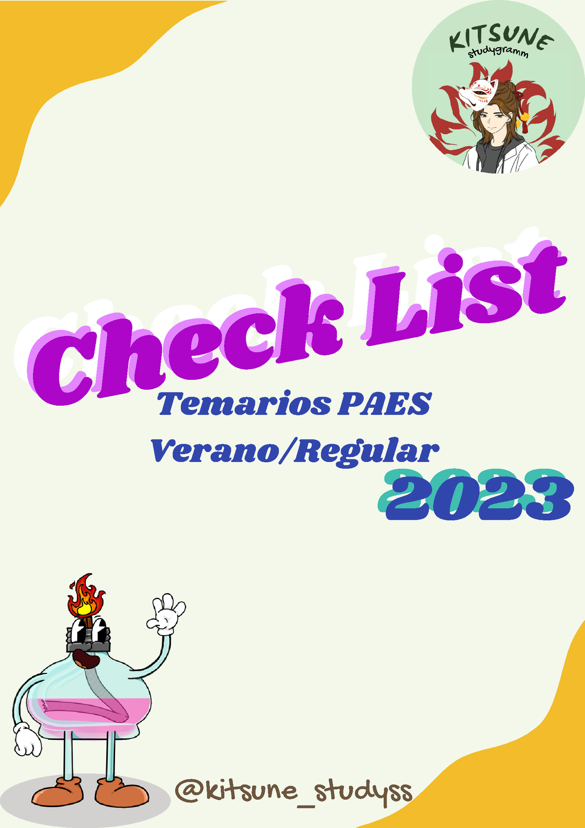 Check list verano Paes Check List Check ListCheck List Temarios