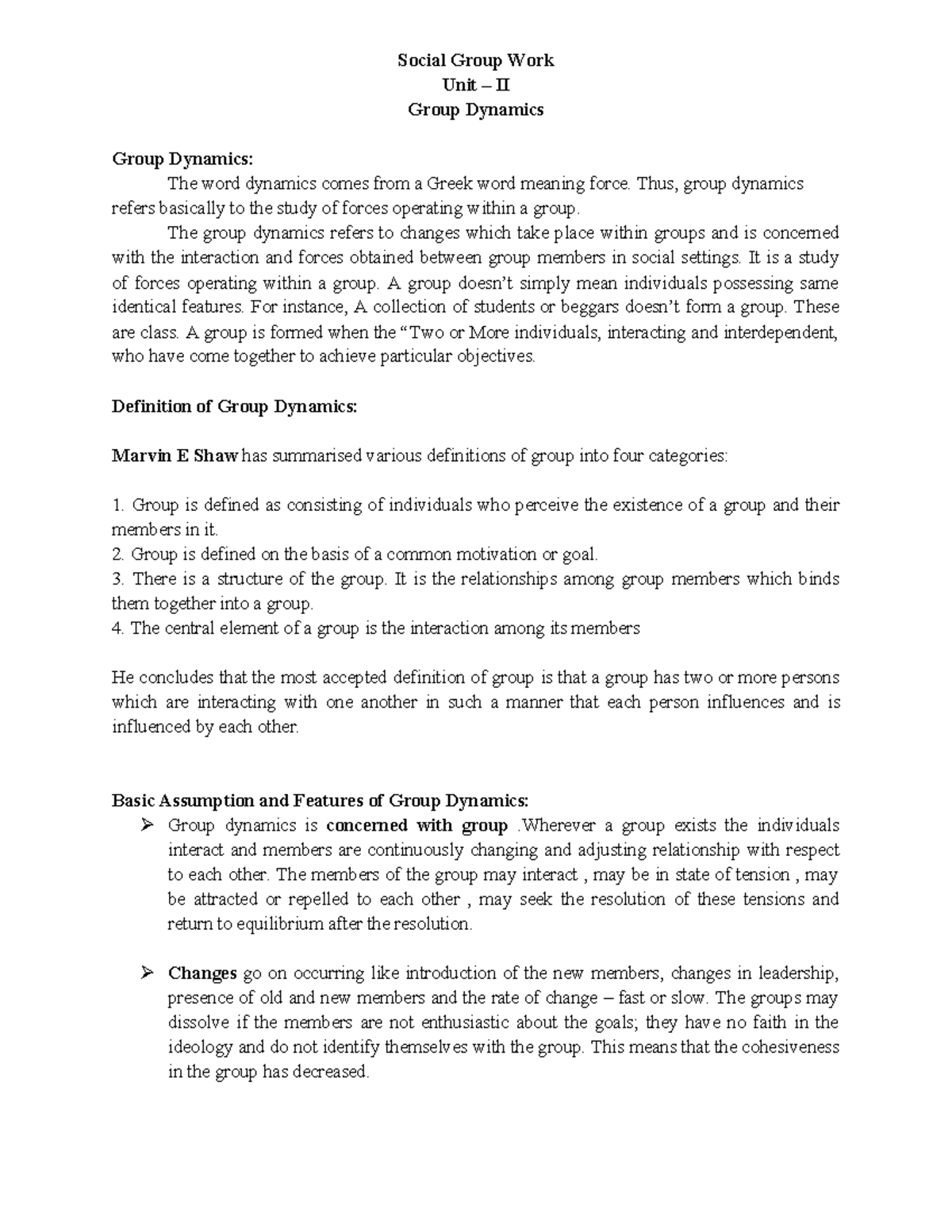 group-dynamics-social-group-work-unit-ii-group-dynamics-group