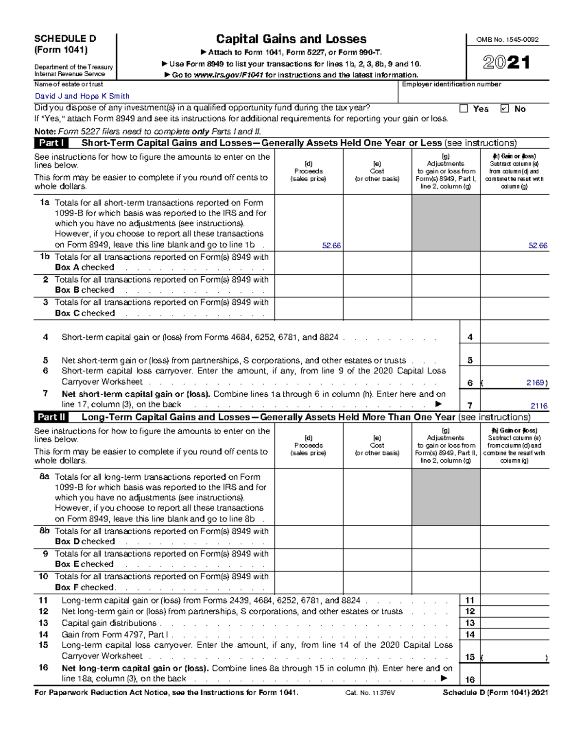 2023011117341623648822 scheduled - SCHEDULE D (Form 1041) Department of ...